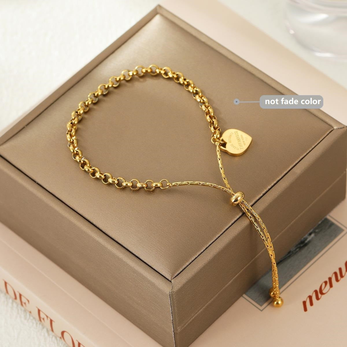 Stainless Steel Heart Bracelet