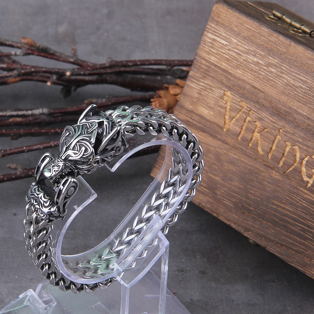 Men's Vikings Jewelry Russian Bear Bracelet
