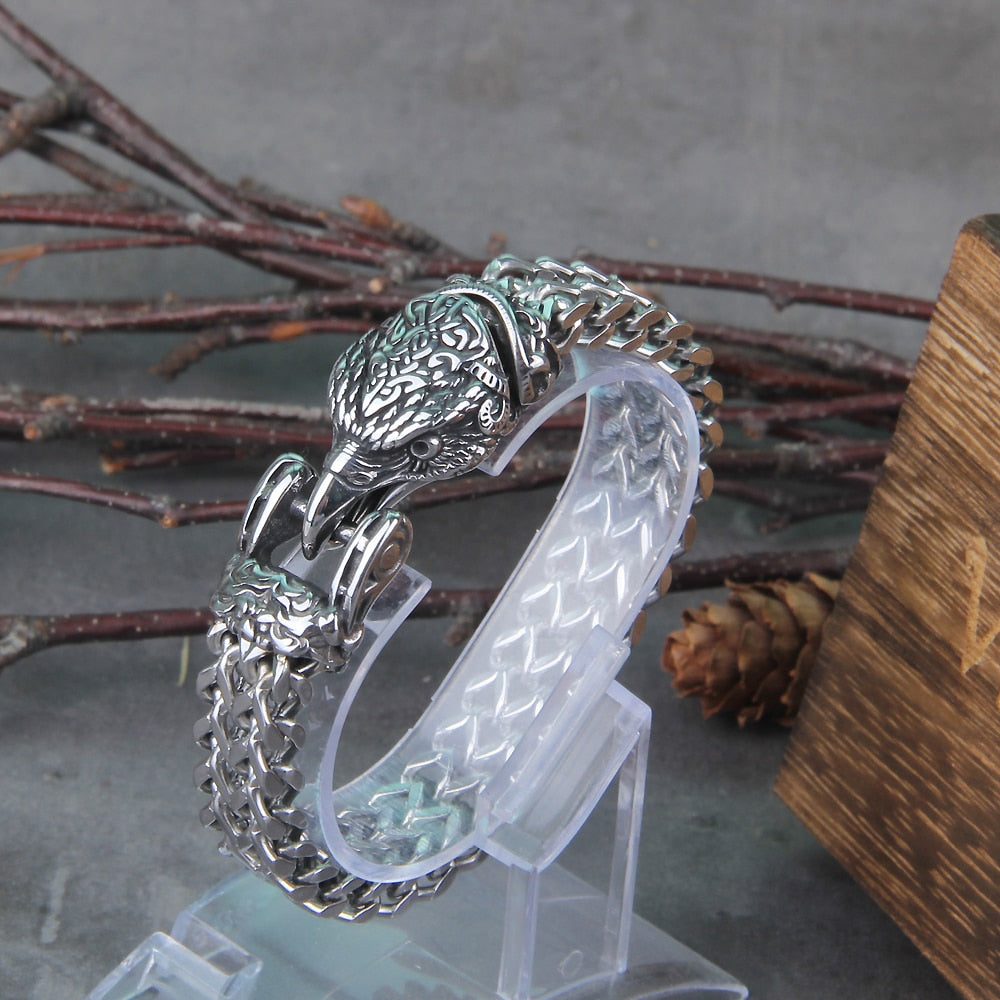 Men's Vikings Jewelry Russian Bear Bracelet