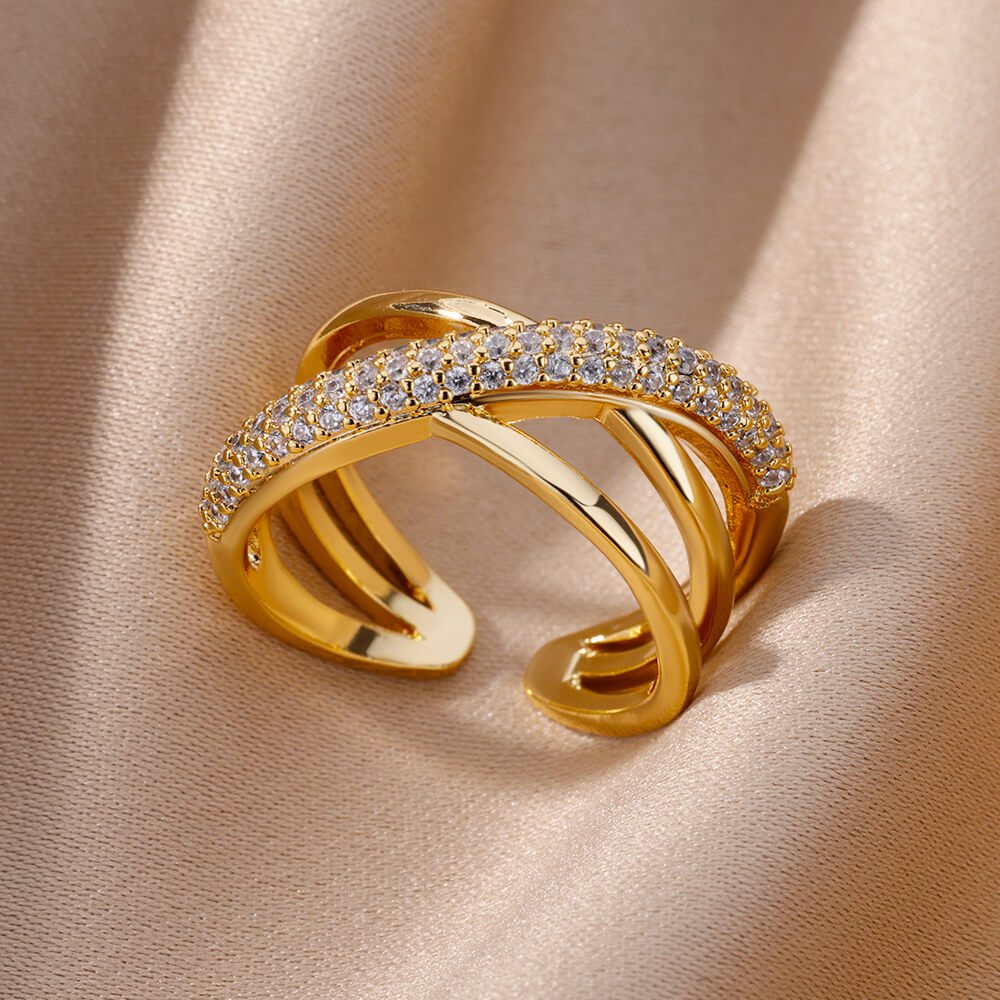 Zircon Opening Rings For Woman