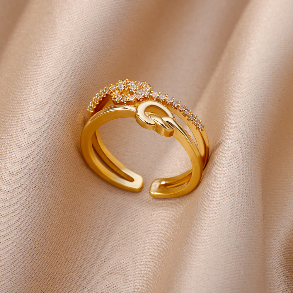 Zircon Opening Rings For Woman