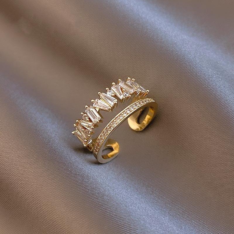 Zircon Opening Rings For Woman