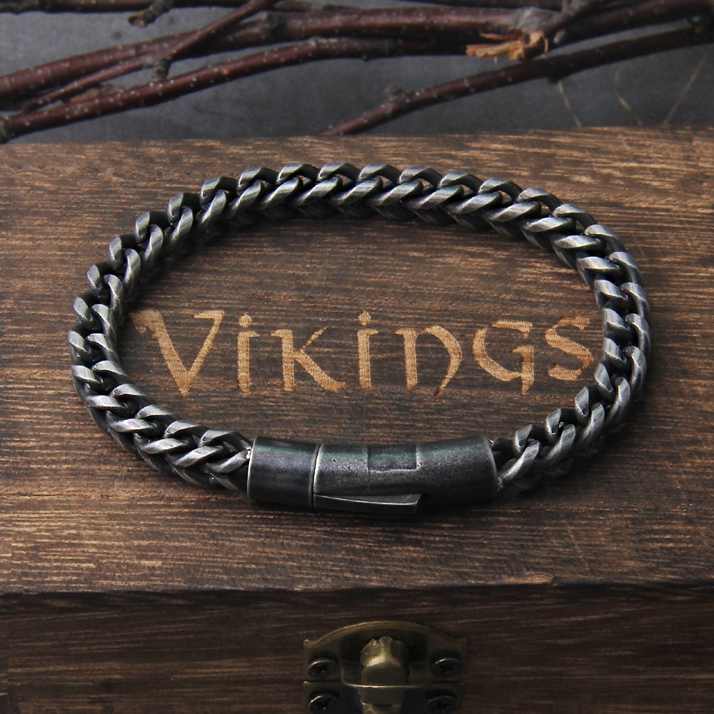 Vintage Chain Link Handmade Bracelet for Men
