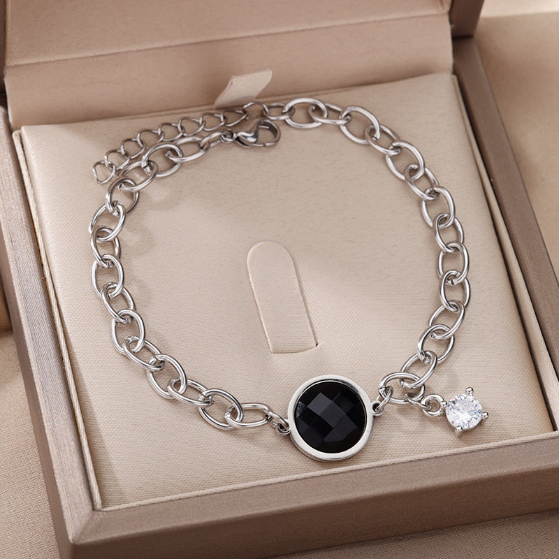 Stainless Steel Heart Bracelet