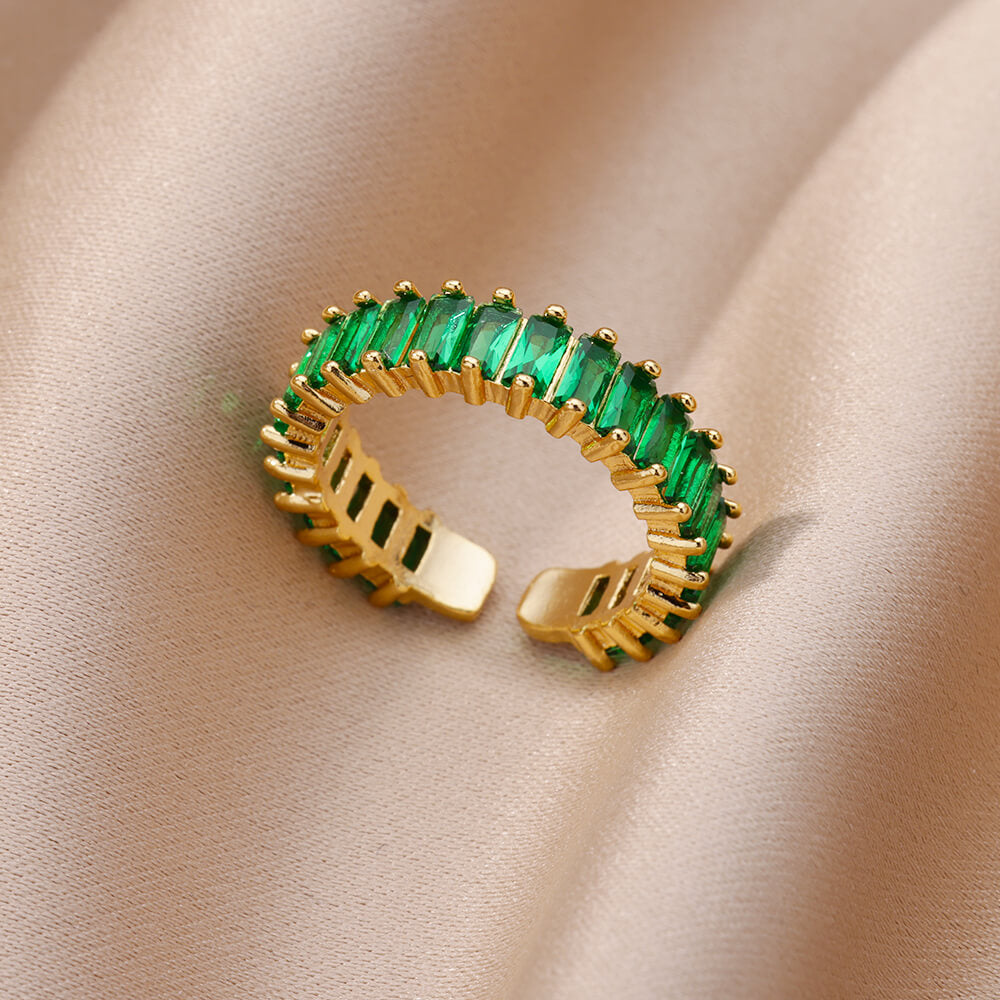 Zircon Opening Rings For Woman
