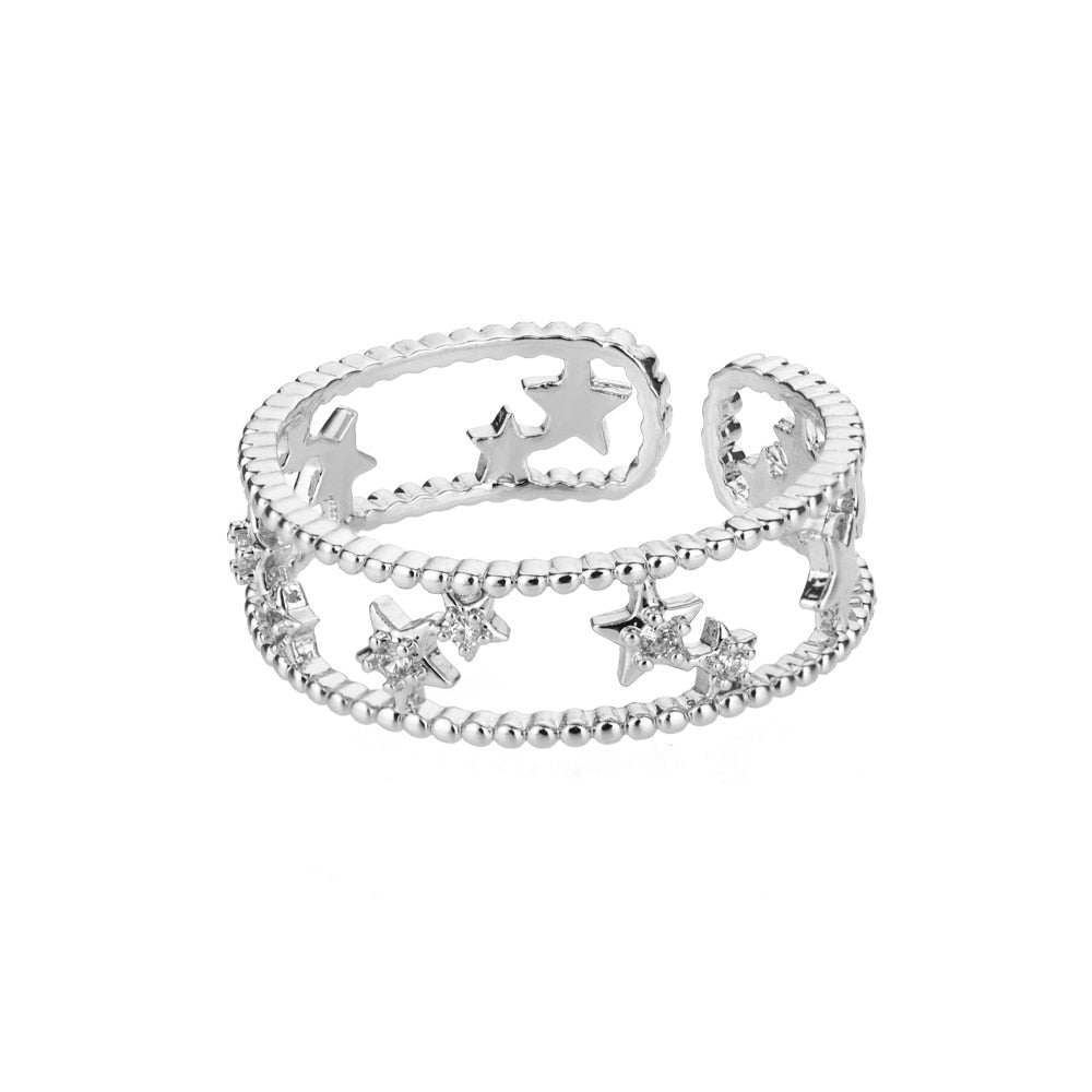 Classic Twist Chain Rings For Women