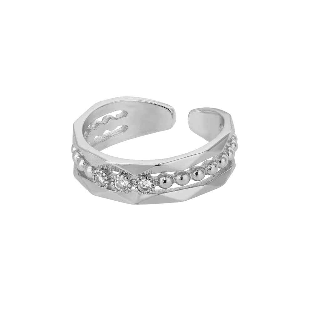 Classic Twist Chain Rings For Women
