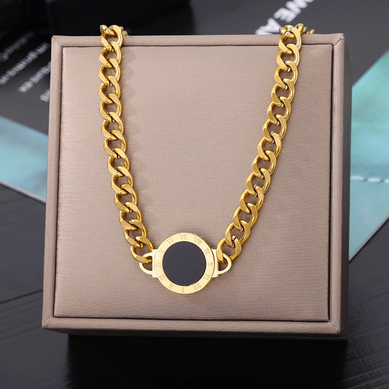 Geometry Star Moon Butterfly Pendant For Women