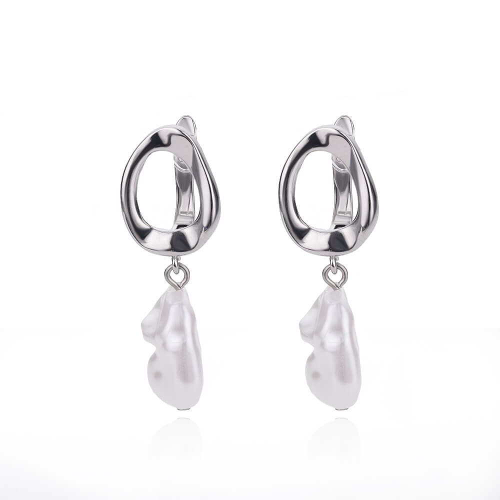 Stainless Steel Hook Minimalist Earrings For Women