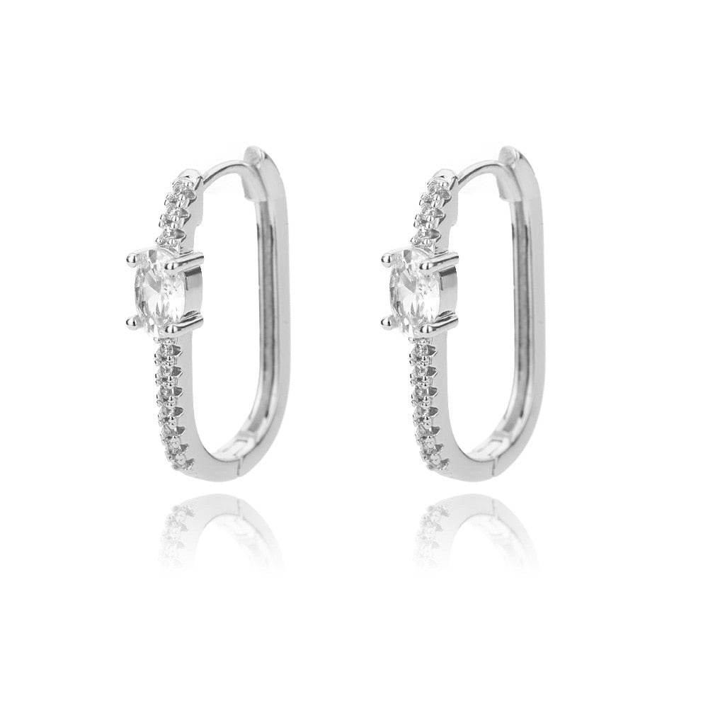 Stainless Steel Hook Minimalist Earrings For Women