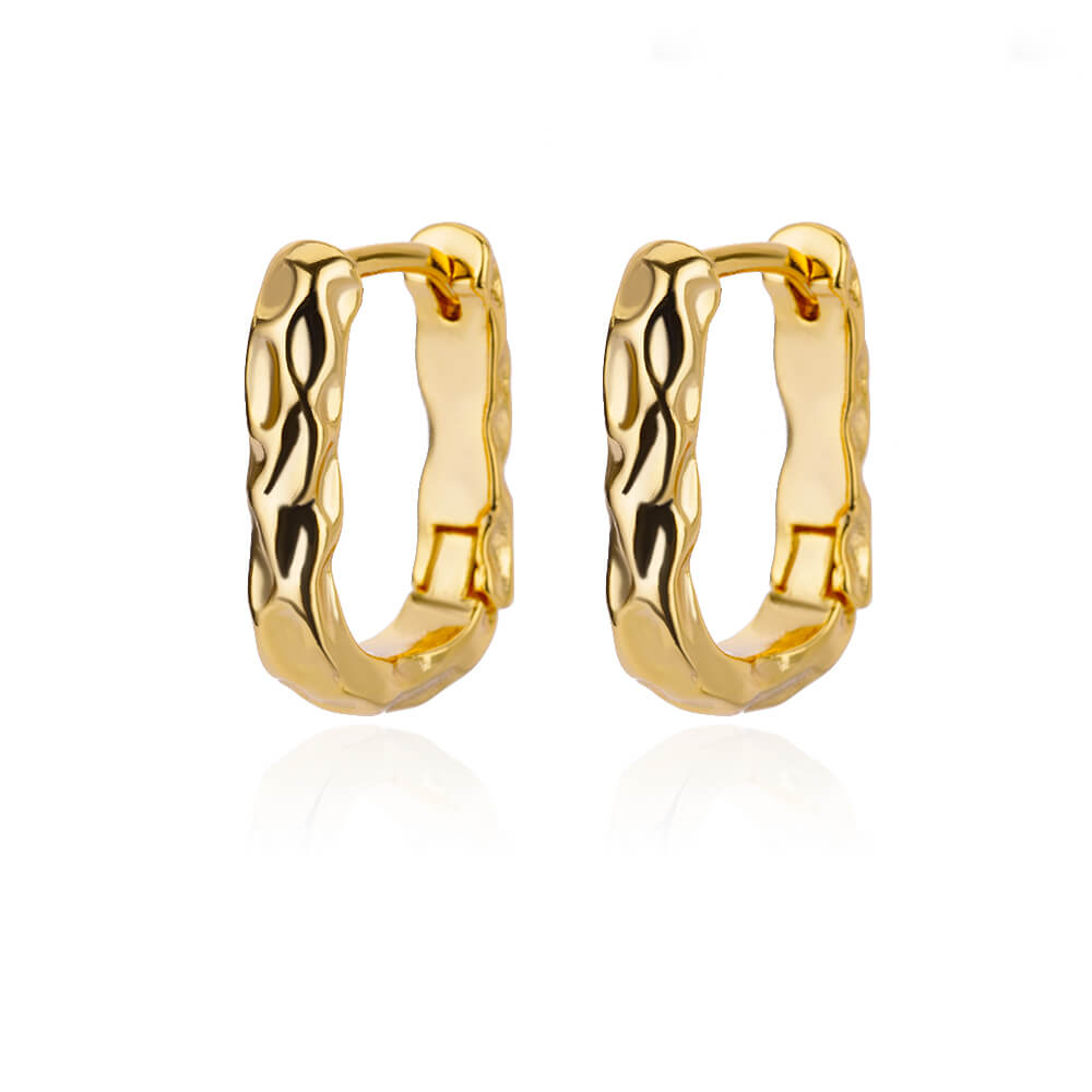 Zircon Round Stud Earrings For Women