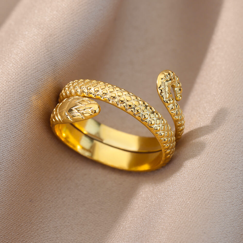 Women Bee Butterfly, Moon Heart Ring