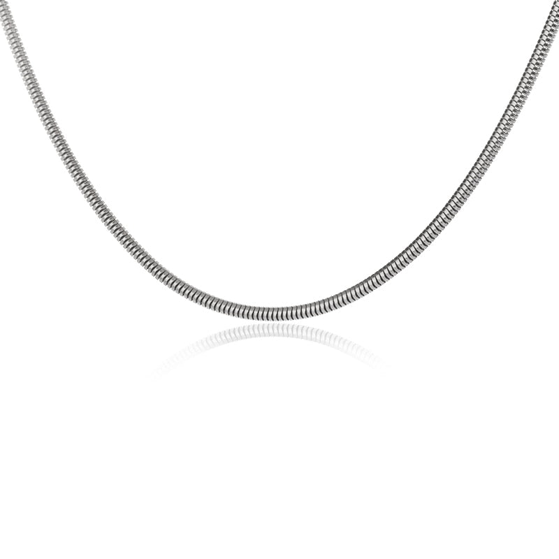 Round Snake Chain Necklace