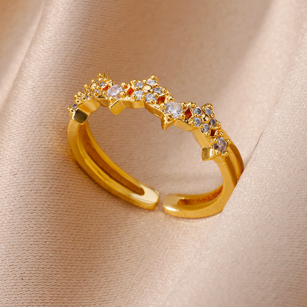Zircon Opening Rings For Woman