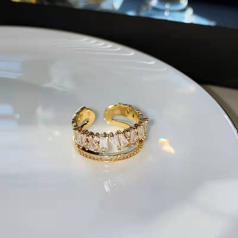 Zircon Opening Rings For Woman