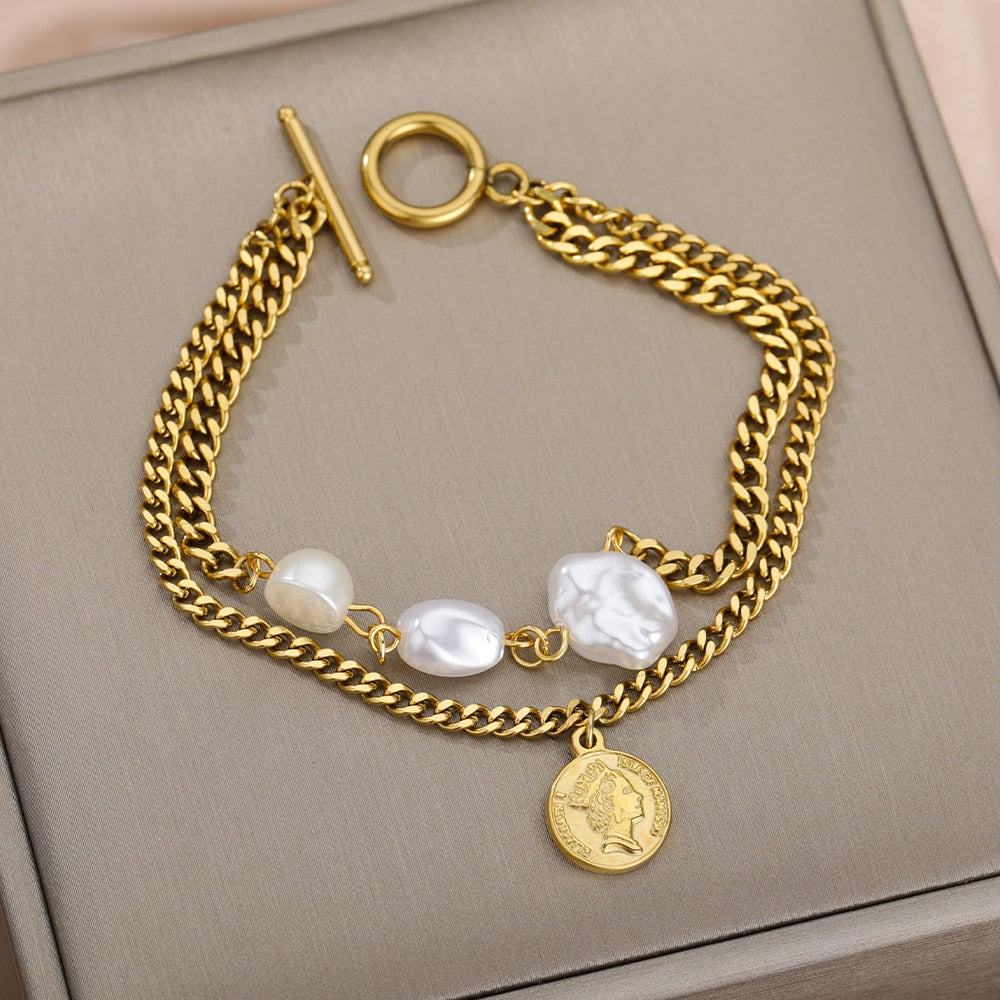 Stainless Steel Heart Bracelet