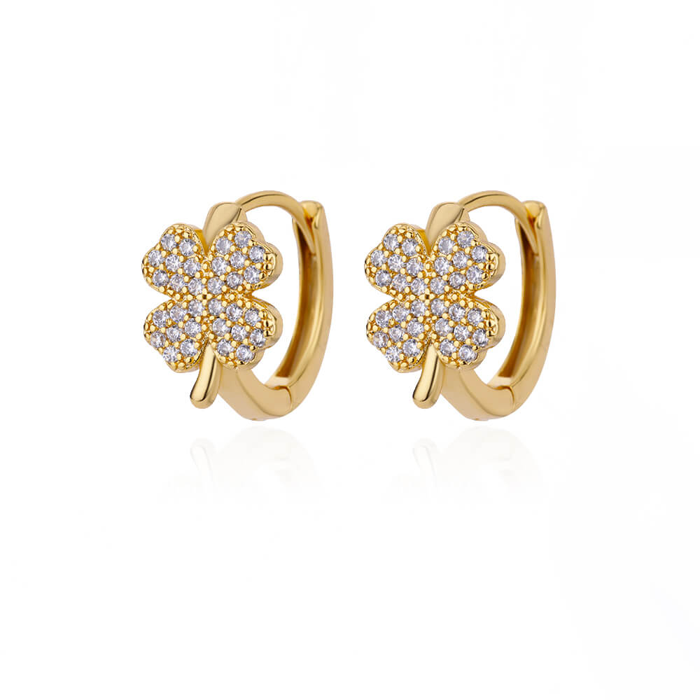 Vintage Gold Heart Earrings For Women