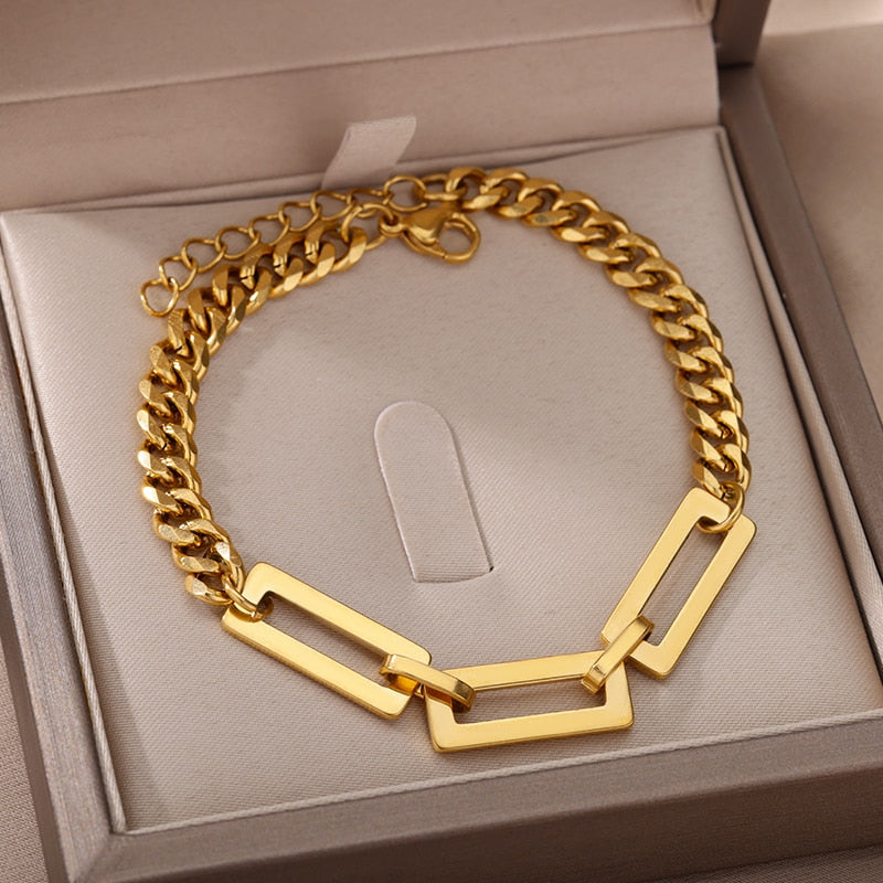 Stainless Steel Heart Bracelet