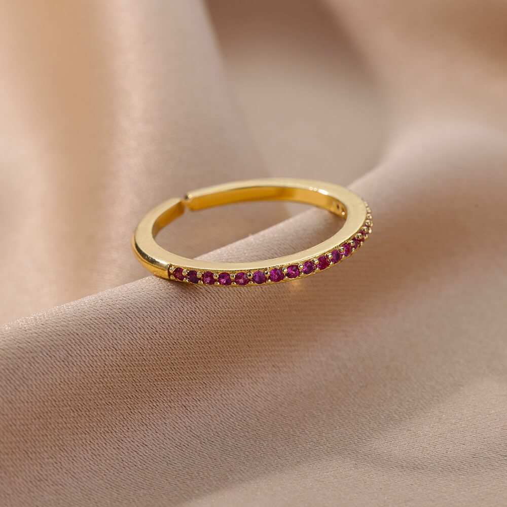 Women Bee Butterfly, Moon Heart Ring