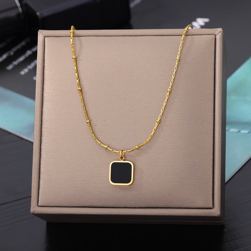 Geometry Star Moon Butterfly Pendant For Women