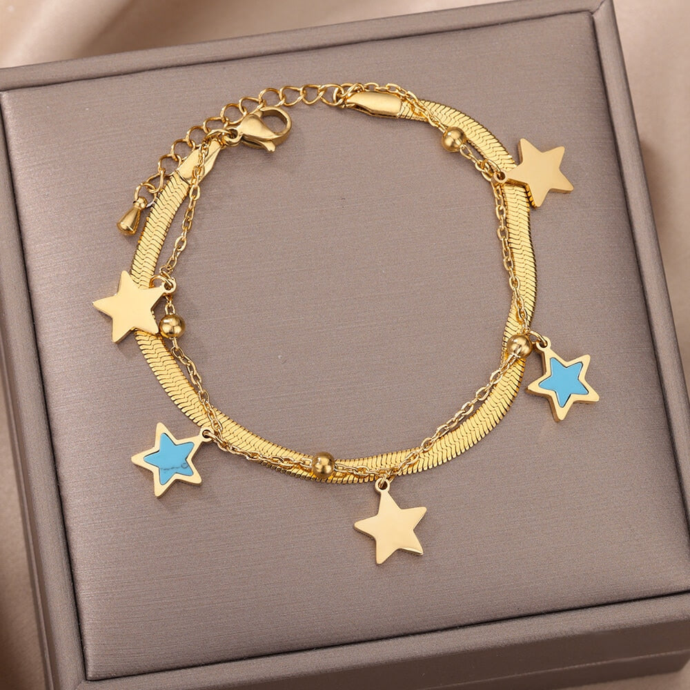 Stainless Steel Heart Bracelet