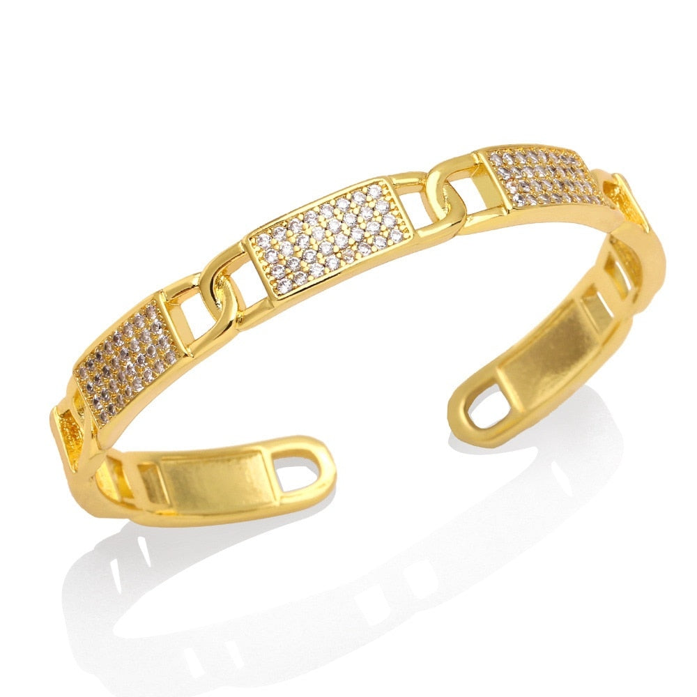 Zircon Leopard Head Bracelets For Women & Men