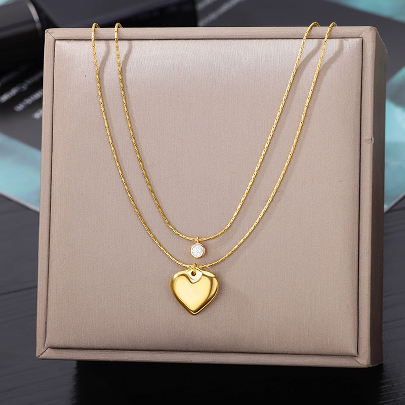 Geometry Star Moon Butterfly Pendant For Women