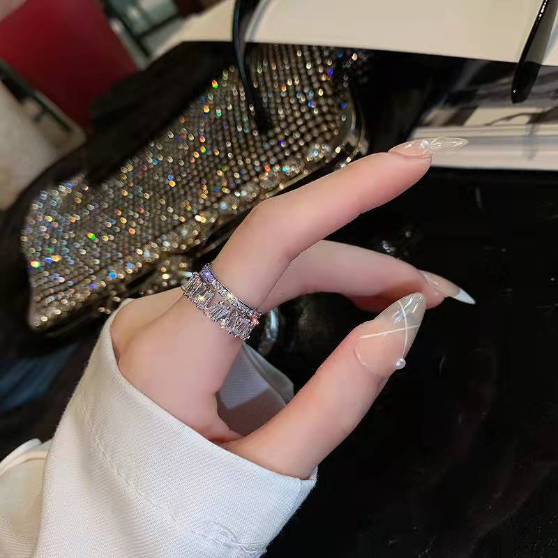 Zircon Opening Rings For Woman