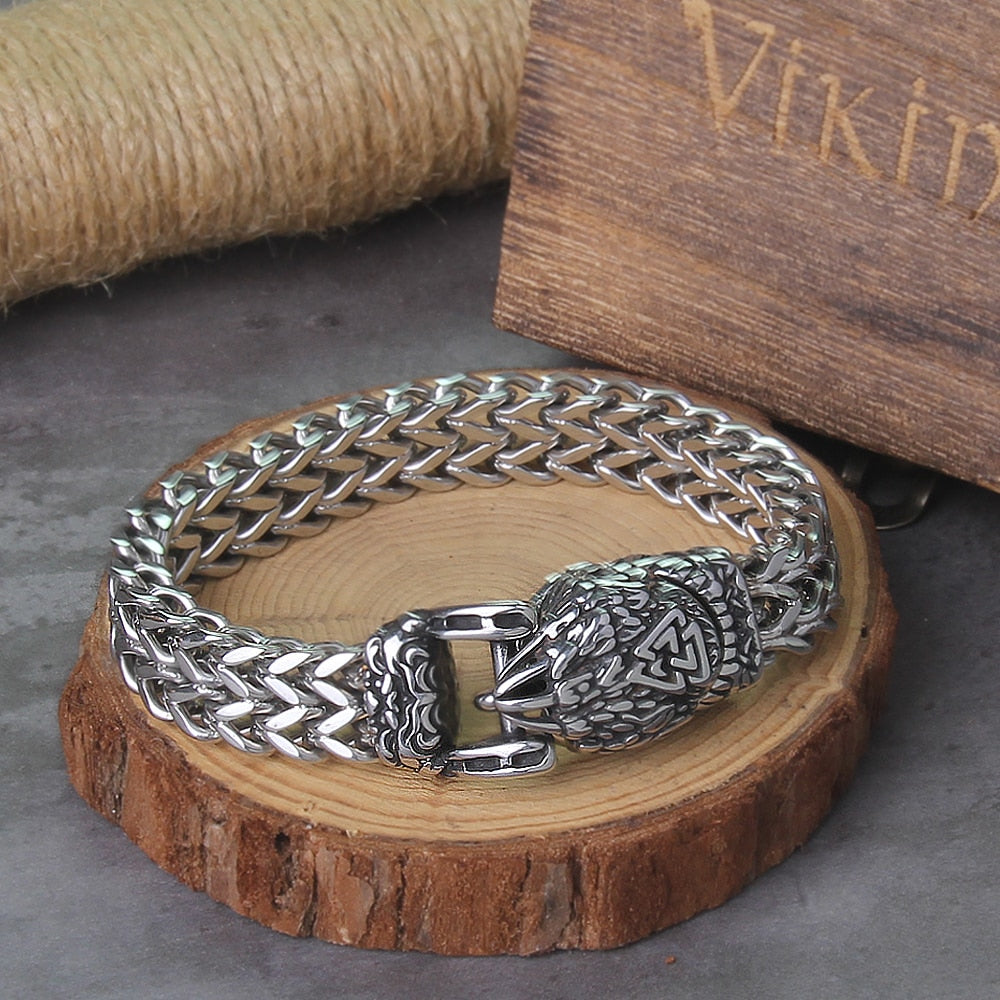 Men's Vikings Jewelry Russian Bear Bracelet