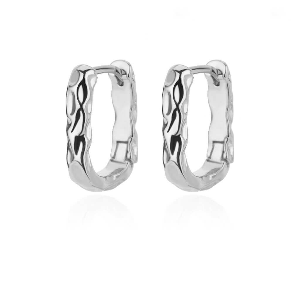 Zircon Round Stud Earrings For Women