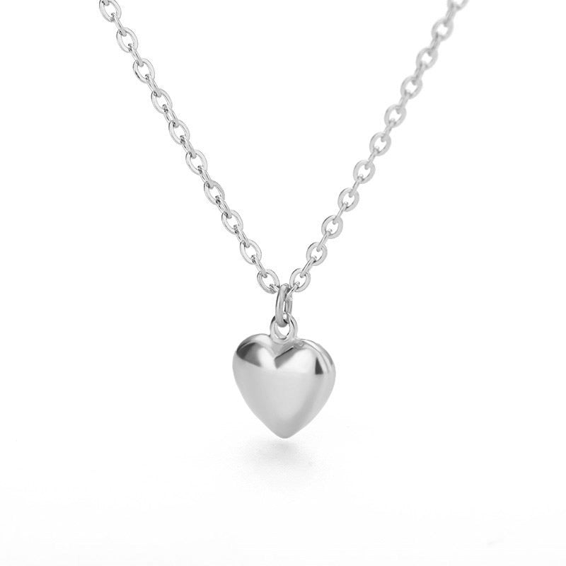 Woman Stainless Steel Heart Pendant