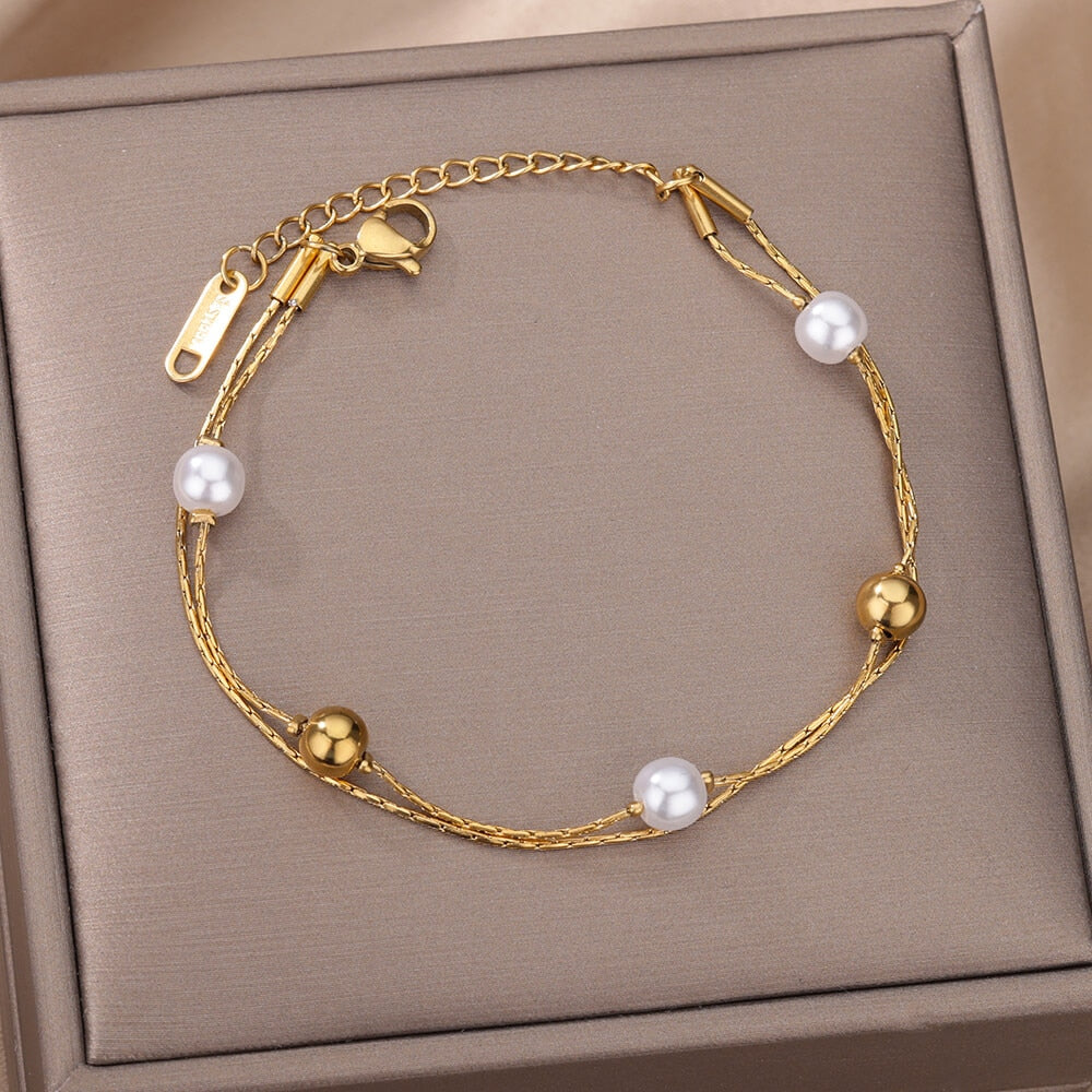 Stainless Steel Heart Bracelet