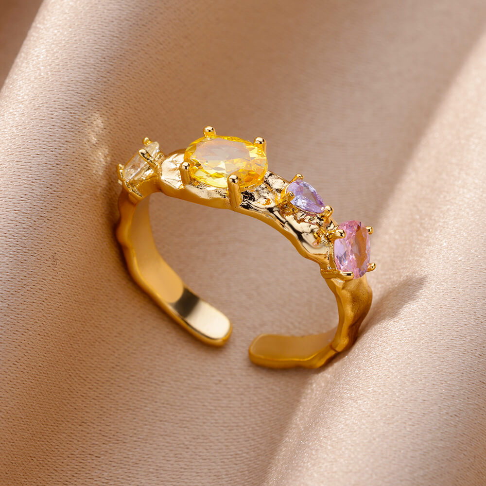 Zircon Opening Rings For Woman