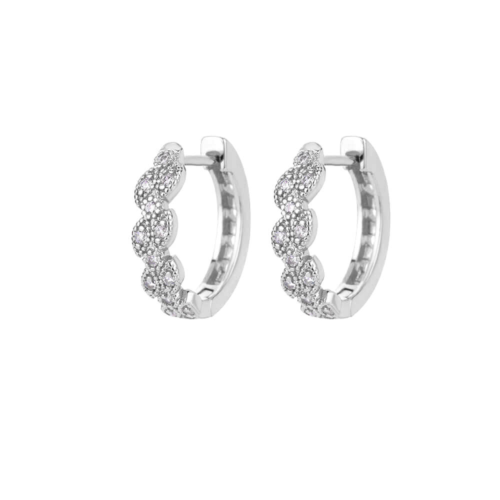 Vintage Gold Heart Earrings For Women