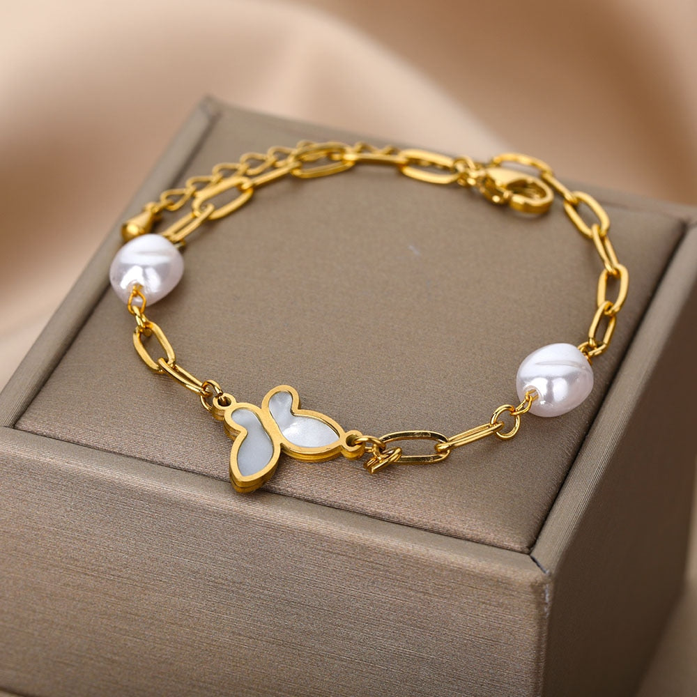 Stainless Steel Heart Bracelet