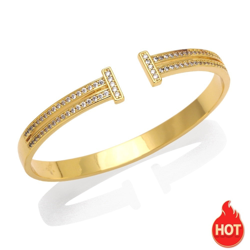 Zircon Leopard Head Bracelets For Women & Men
