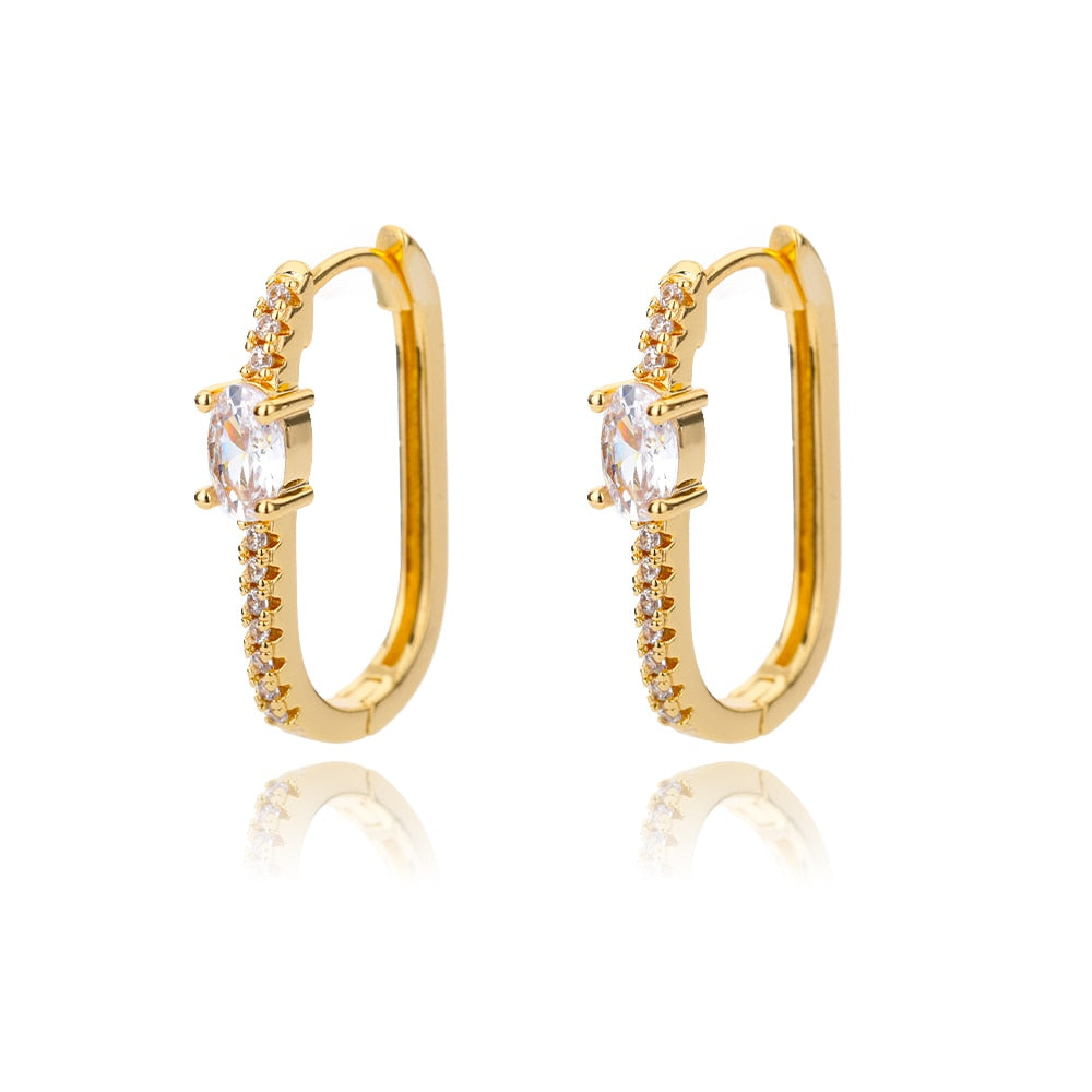 Stainless Steel Hook Minimalist Earrings For Women