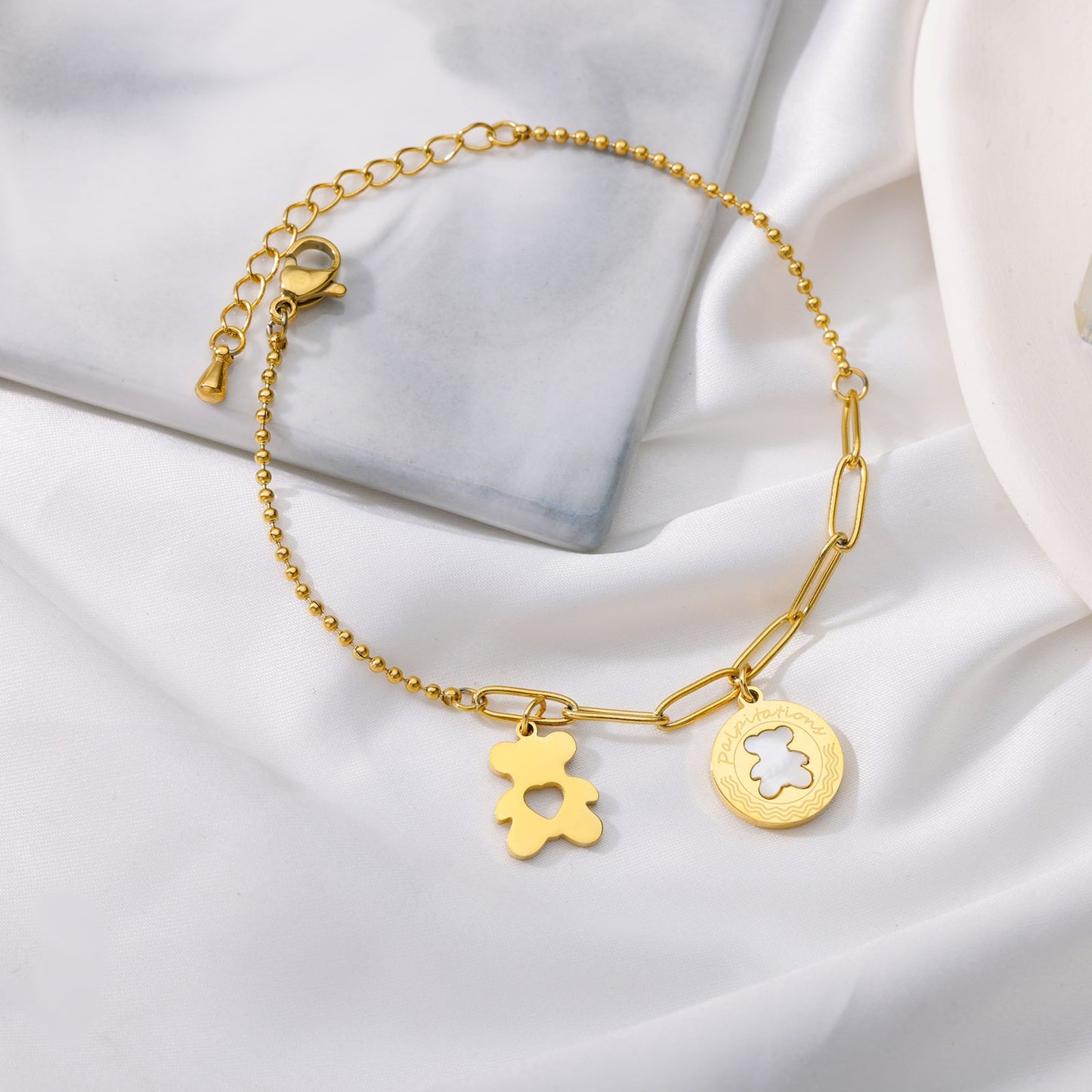 Stainless Steel Heart Bracelet