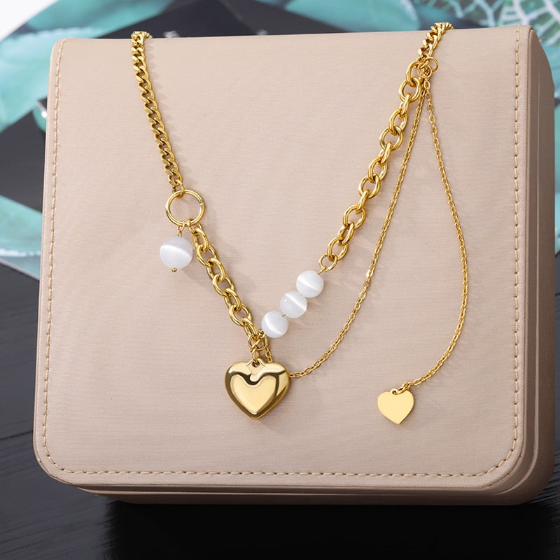 Geometry Star Moon Butterfly Pendant For Women