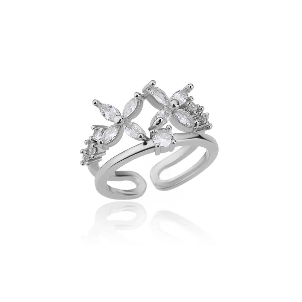 Zircon Opening Rings For Woman