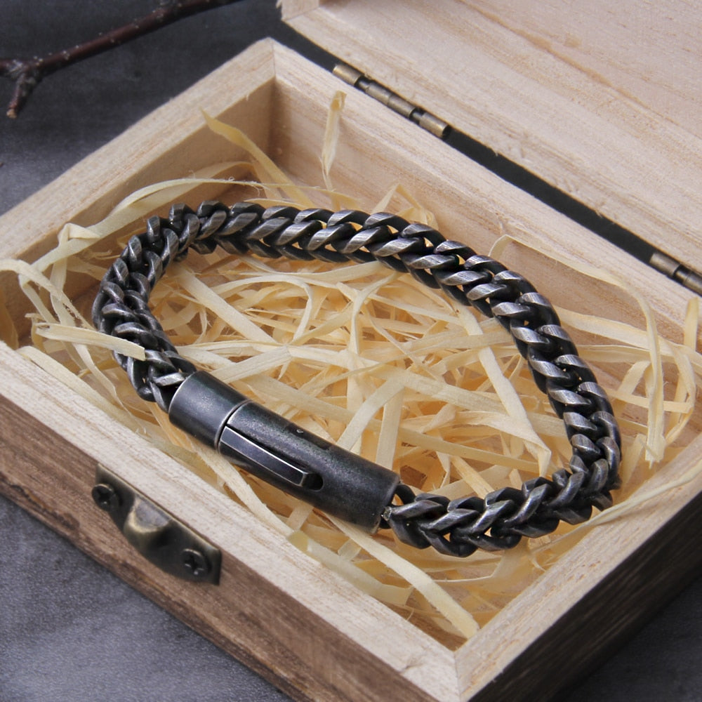 Vintage Chain Link Handmade Bracelet for Men