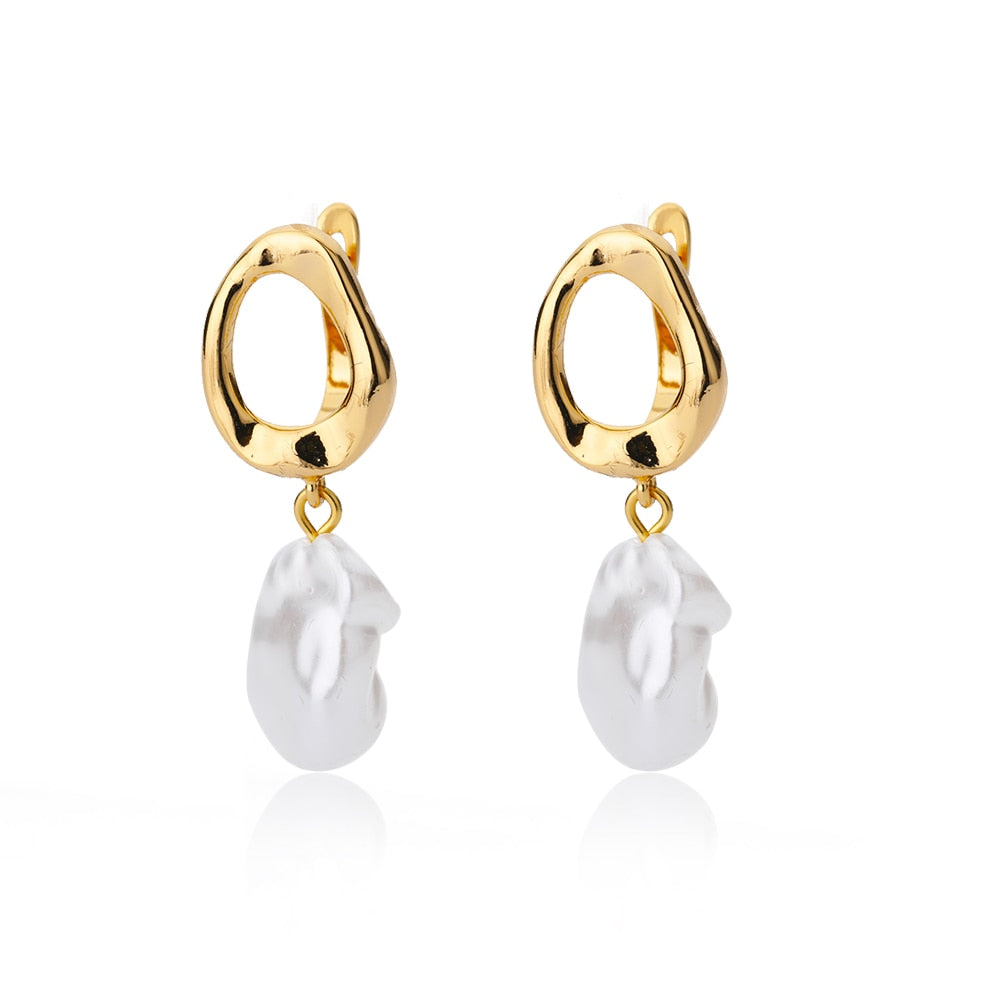 Stainless Steel Hook Minimalist Earrings For Women