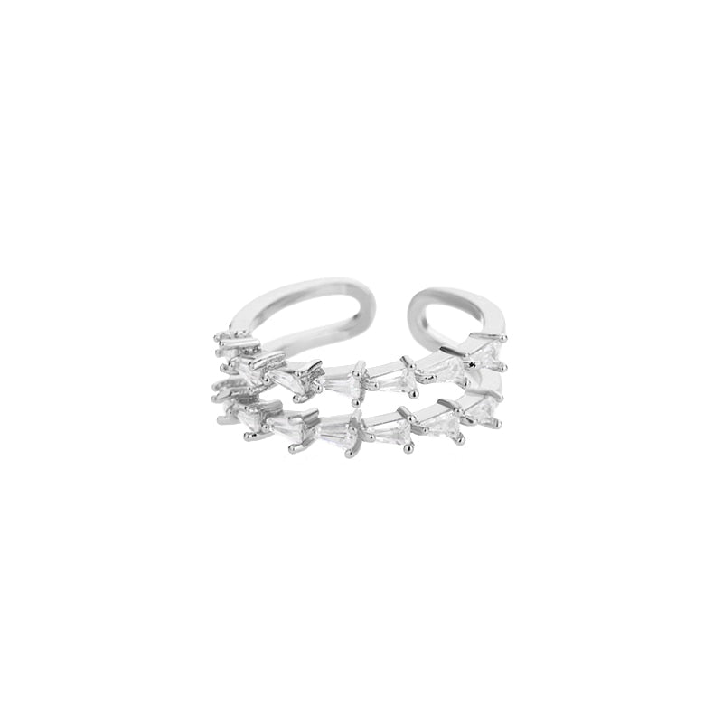 Classic Twist Chain Rings For Women