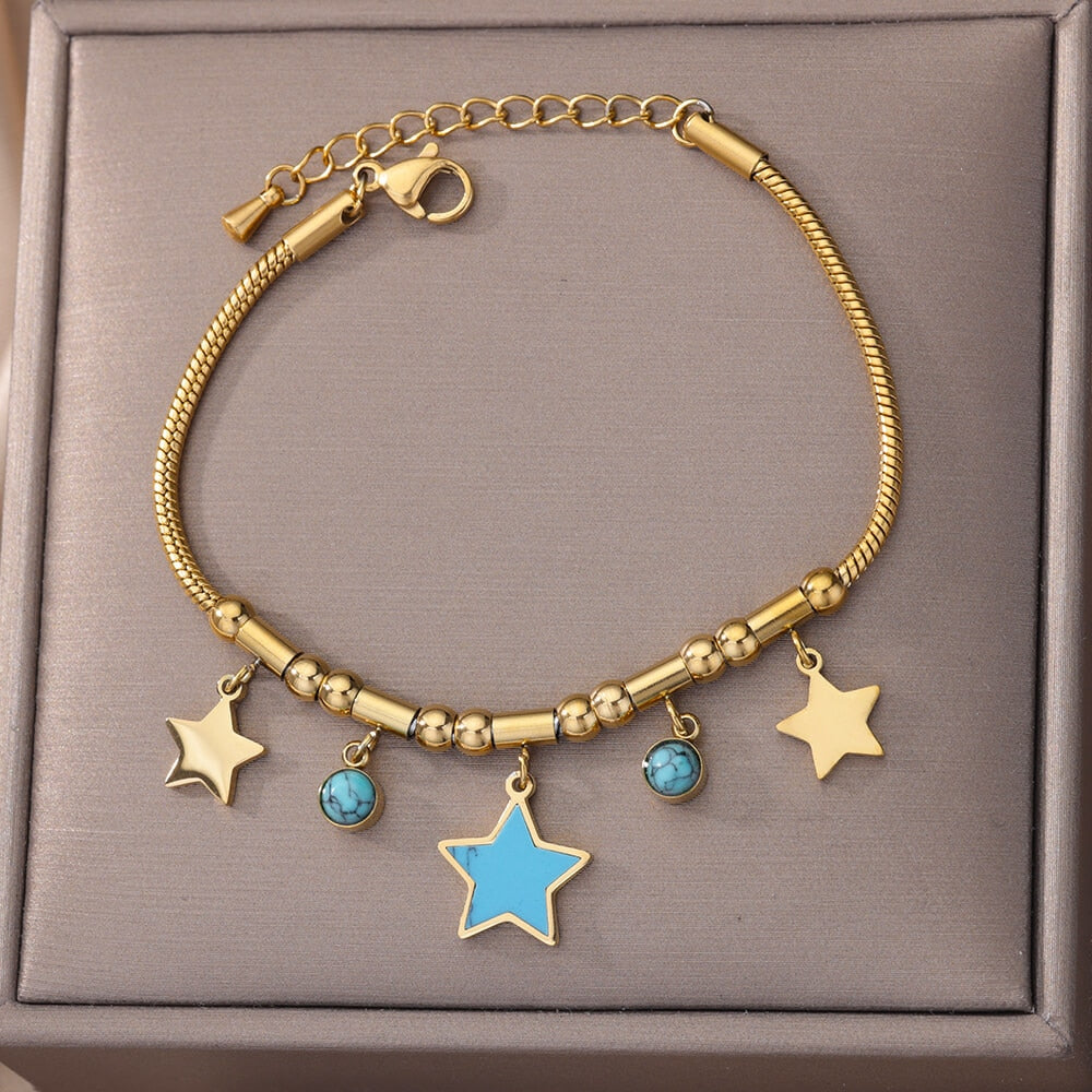 Stainless Steel Heart Bracelet