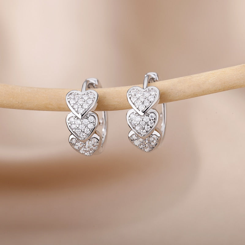 Stainless Steel Hook Minimalist Earrings For Women