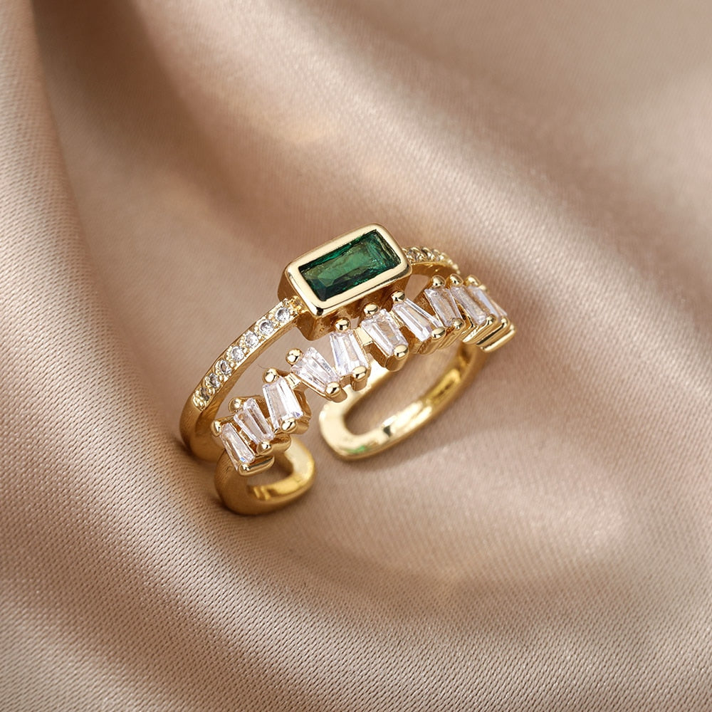 Zircon Opening Rings For Woman