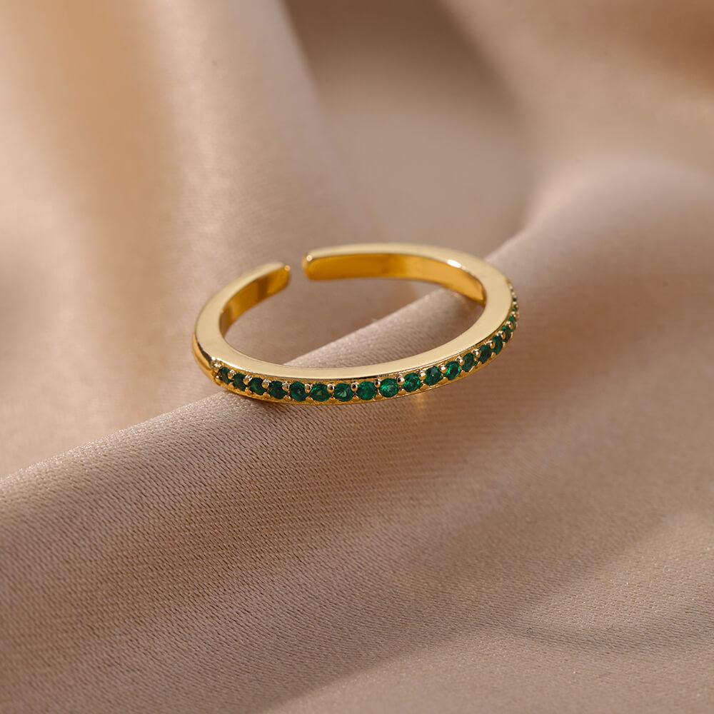 Women Bee Butterfly, Moon Heart Ring