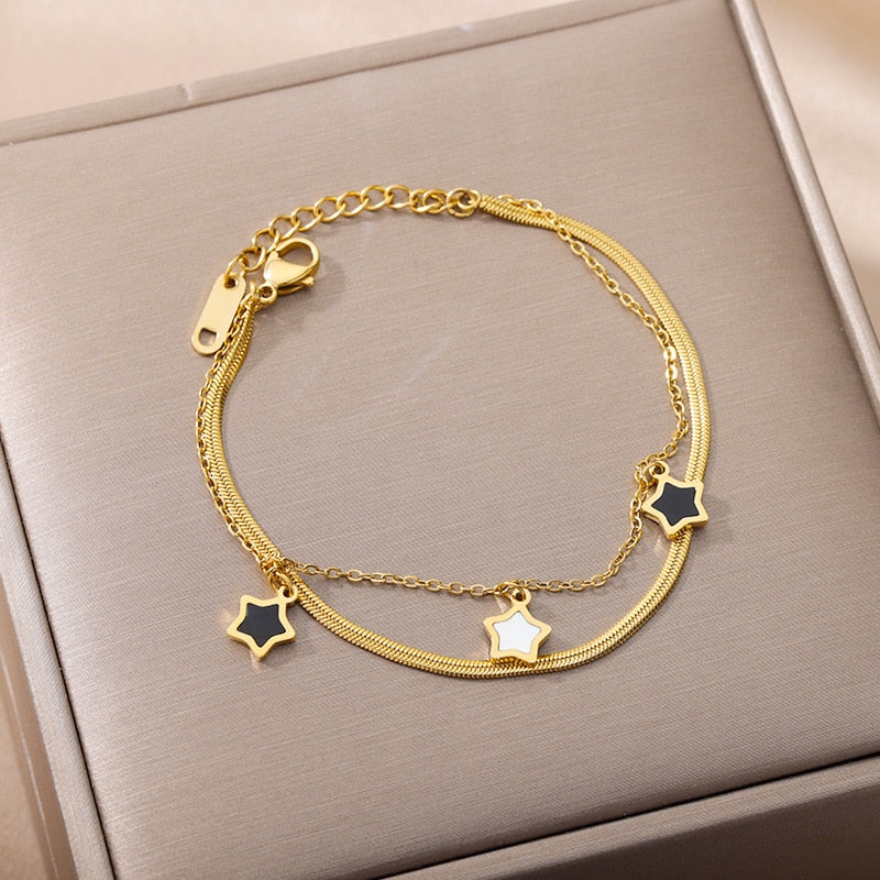 Stainless Steel Heart Bracelet