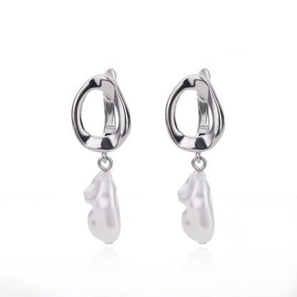 Stainless Steel Hook Minimalist  Earrings For Women