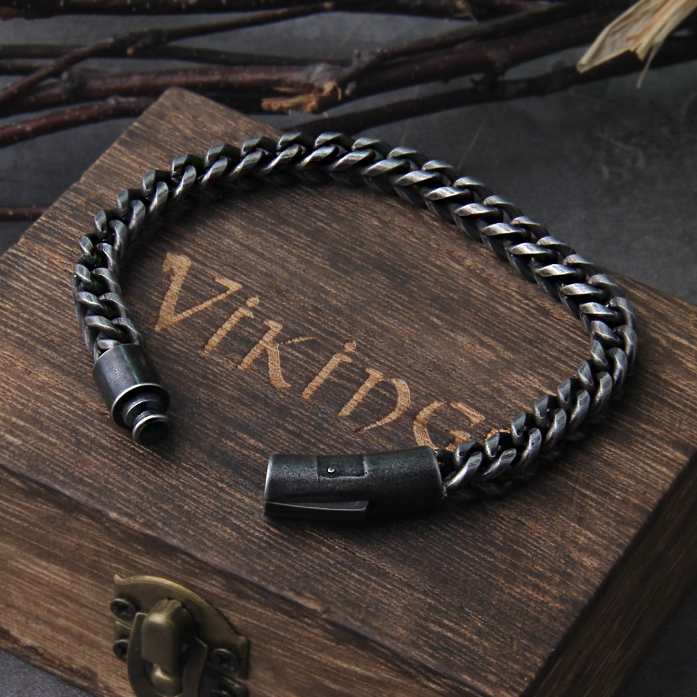 Vintage Chain Link Handmade Bracelet for Men